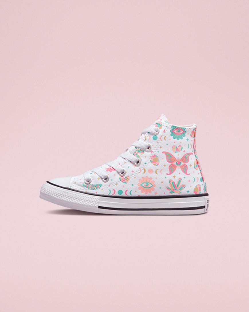 Tenisky Vysoke Converse Chuck Taylor All Star Mystic Gems Dievcenske Biele Ruzove Koralove | SK MZXYH9